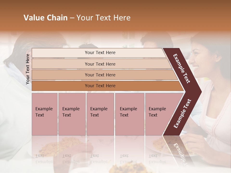 Caucasian Water Ocean PowerPoint Template