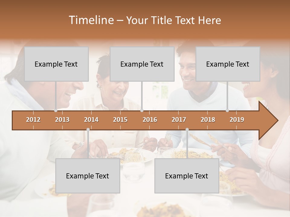 Caucasian Water Ocean PowerPoint Template