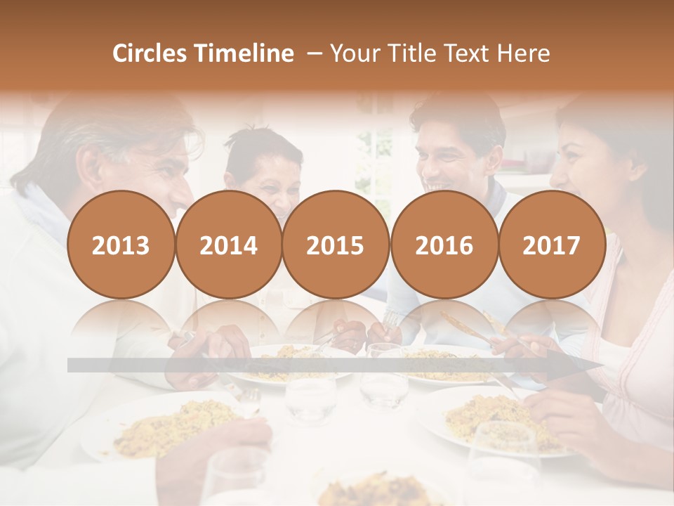 Caucasian Water Ocean PowerPoint Template