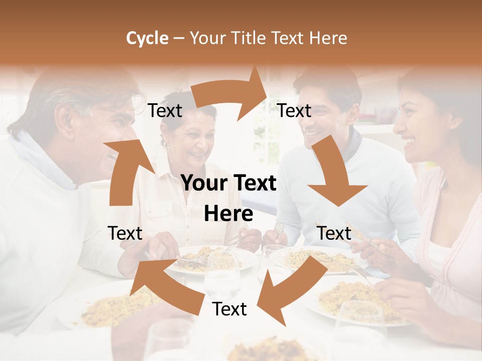 Caucasian Water Ocean PowerPoint Template