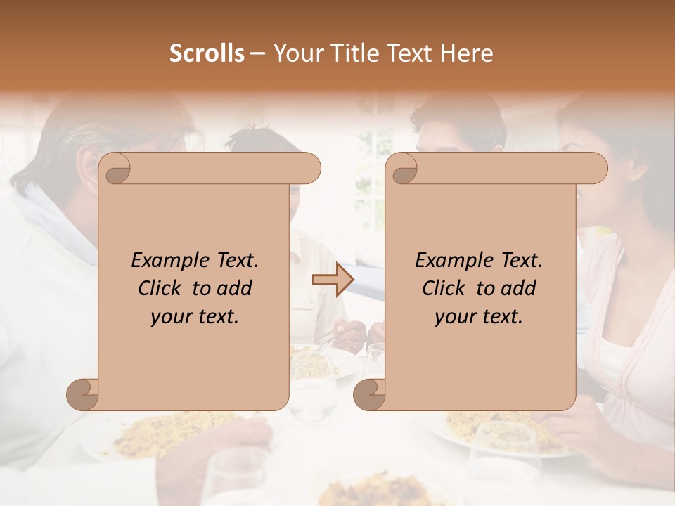 Caucasian Water Ocean PowerPoint Template