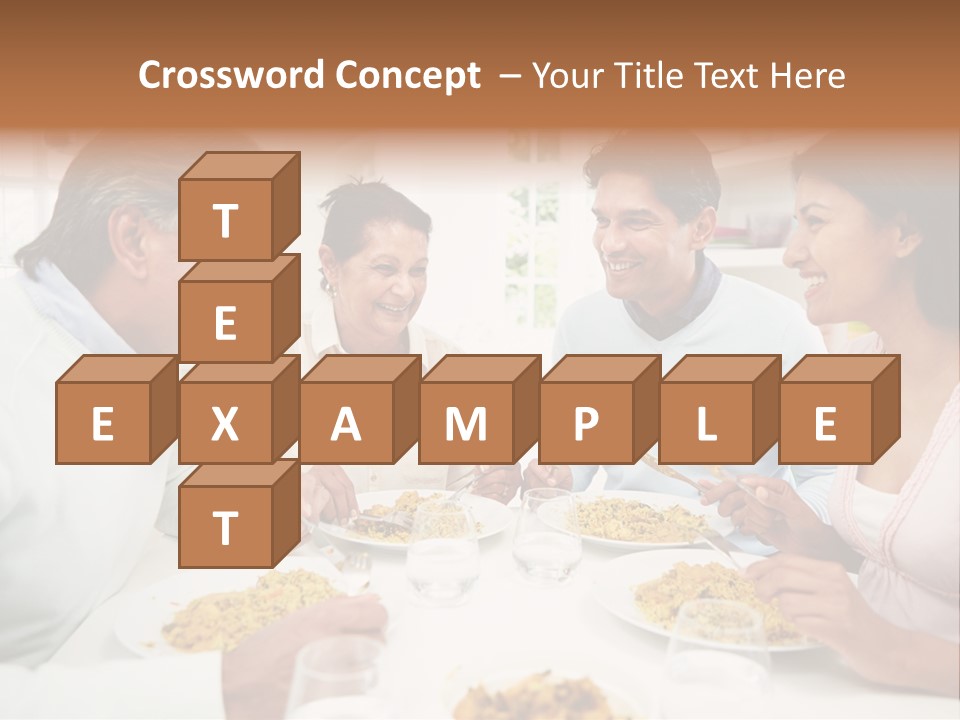 Caucasian Water Ocean PowerPoint Template