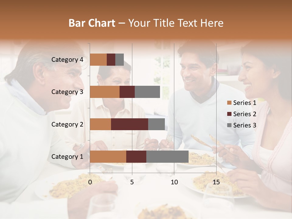 Caucasian Water Ocean PowerPoint Template