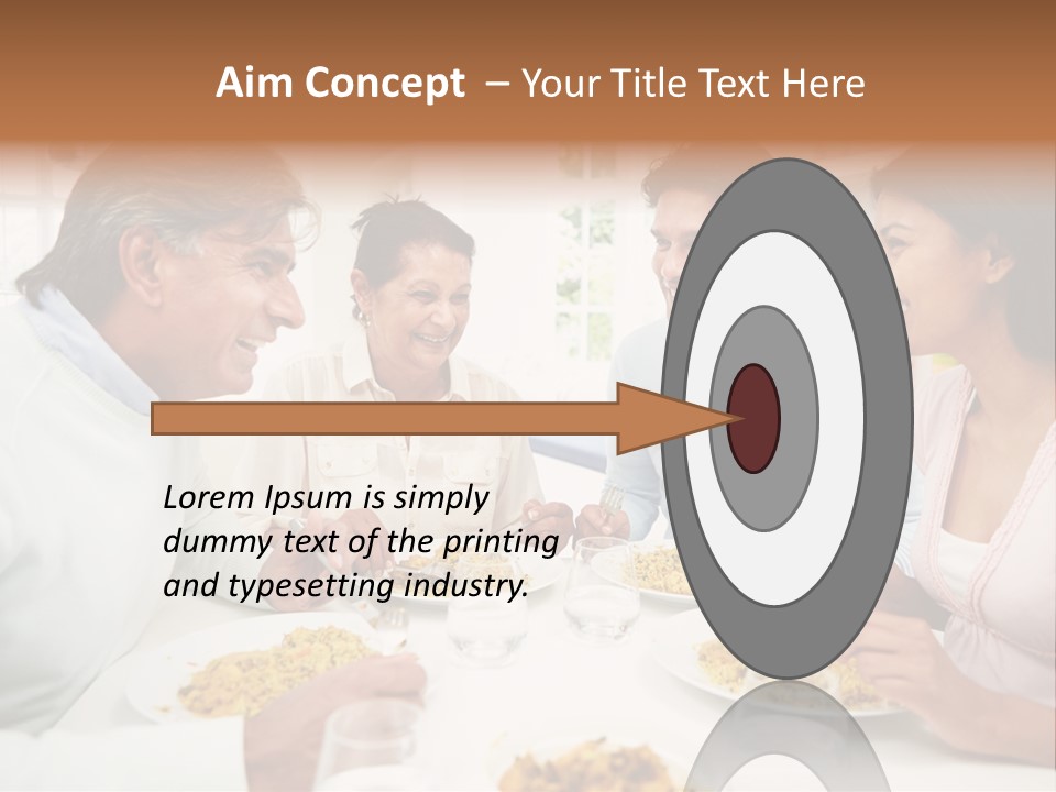 Caucasian Water Ocean PowerPoint Template