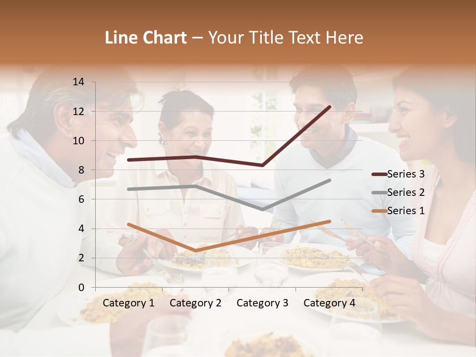 Caucasian Water Ocean PowerPoint Template