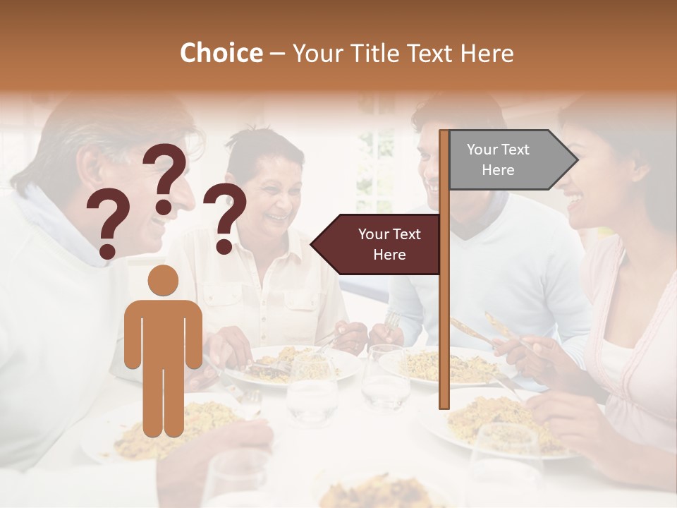 Caucasian Water Ocean PowerPoint Template