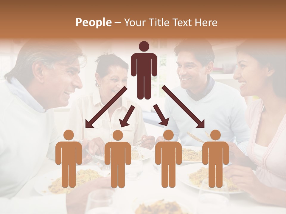 Caucasian Water Ocean PowerPoint Template