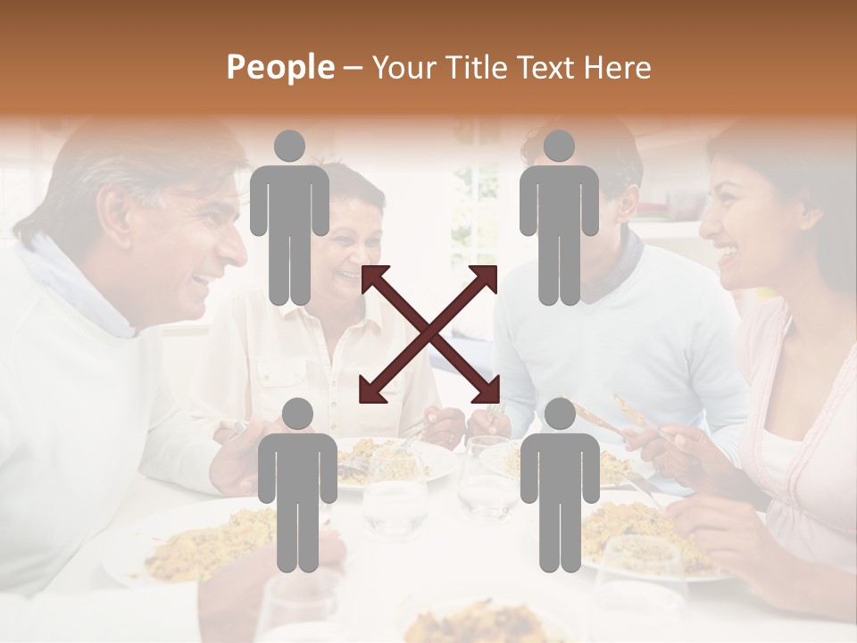 Caucasian Water Ocean PowerPoint Template