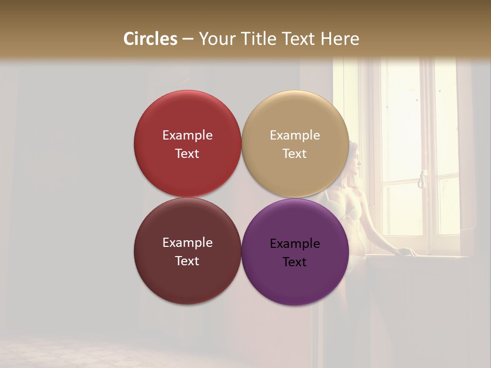 Portrait Beach Wave PowerPoint Template