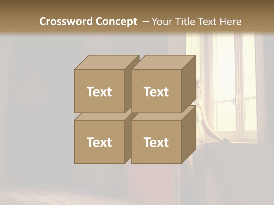 Portrait Beach Wave PowerPoint Template