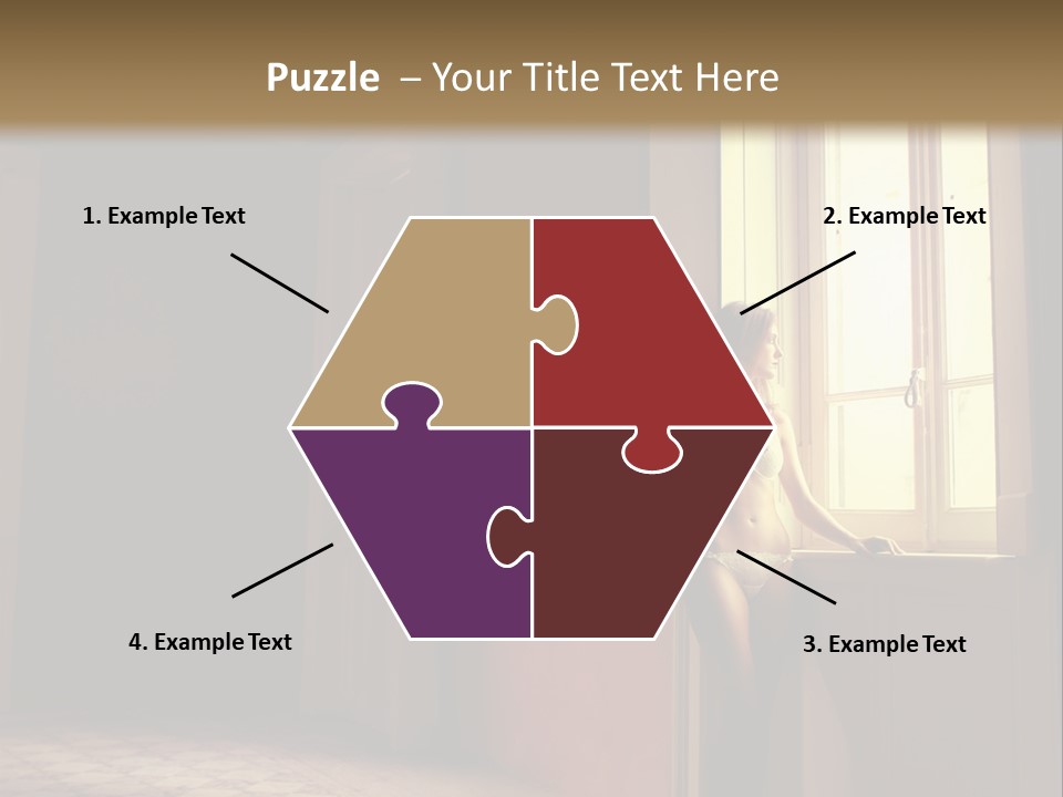 Portrait Beach Wave PowerPoint Template