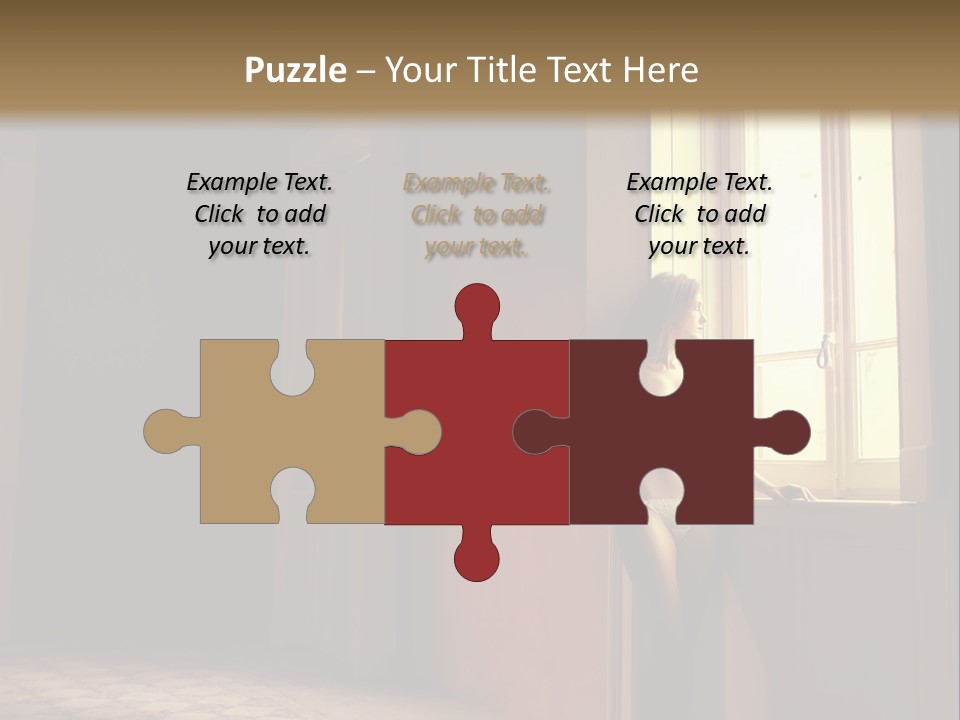 Portrait Beach Wave PowerPoint Template