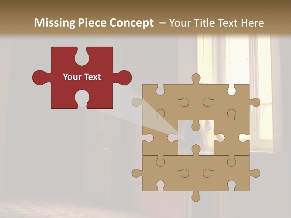 Portrait Beach Wave PowerPoint Template