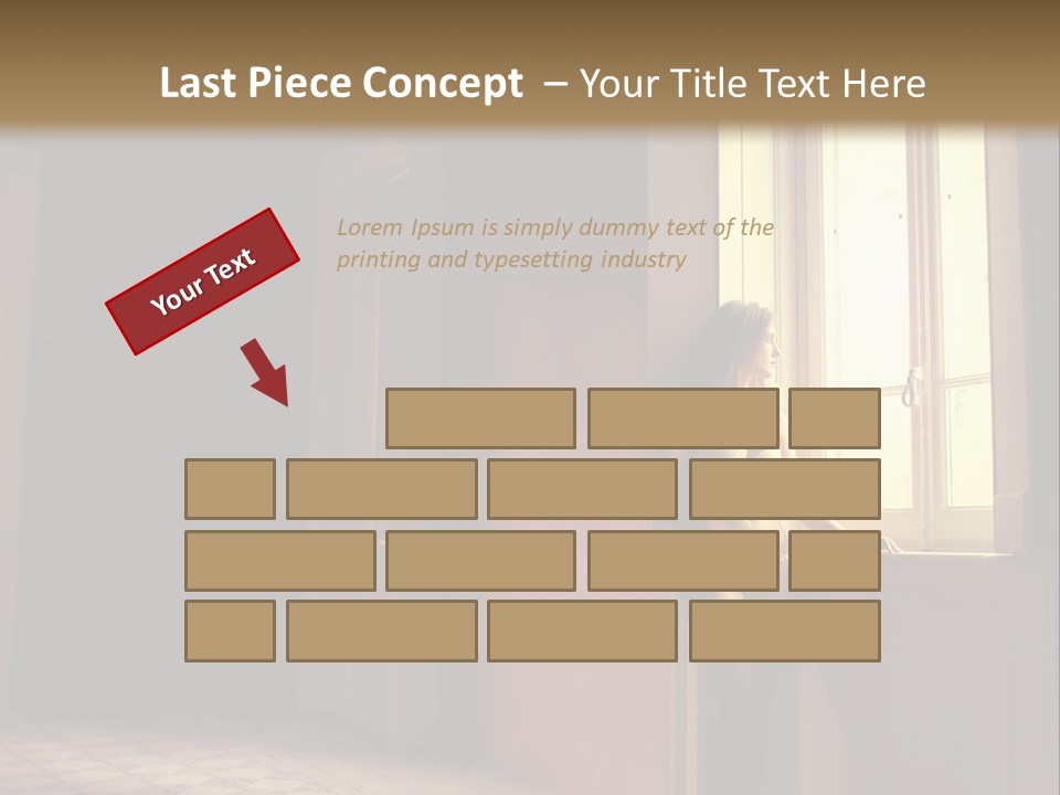 Portrait Beach Wave PowerPoint Template