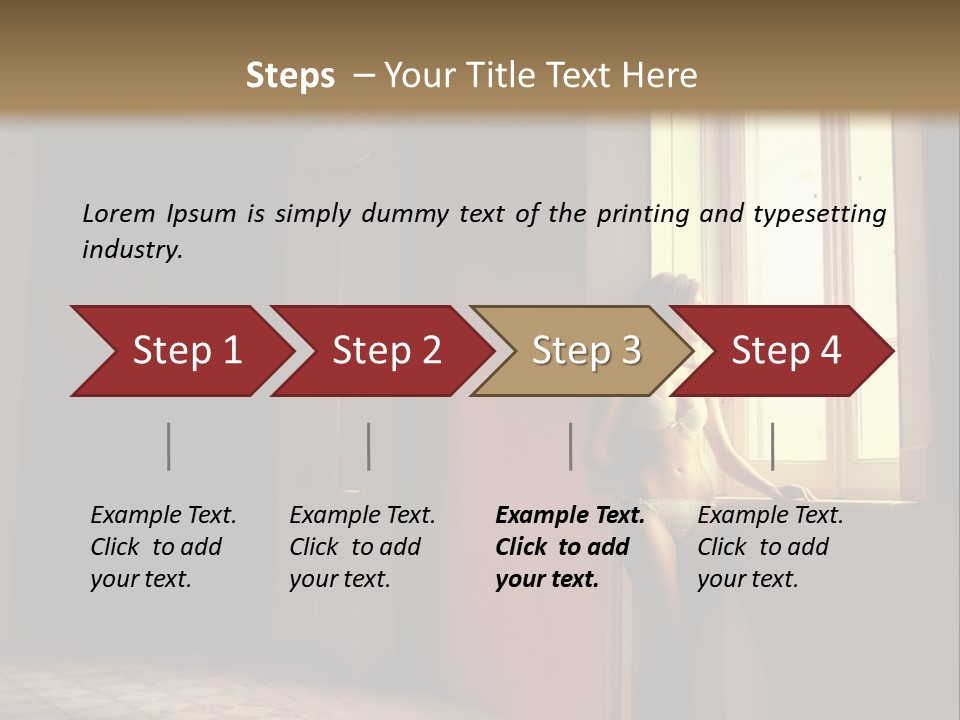 Portrait Beach Wave PowerPoint Template