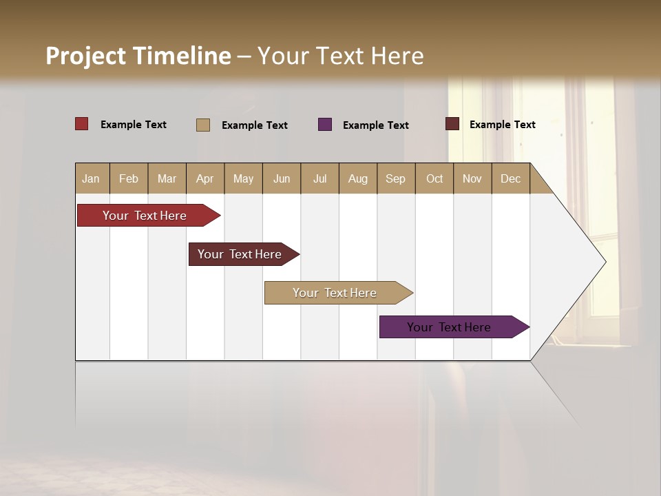 Portrait Beach Wave PowerPoint Template