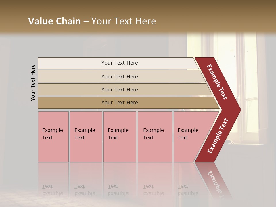 Portrait Beach Wave PowerPoint Template