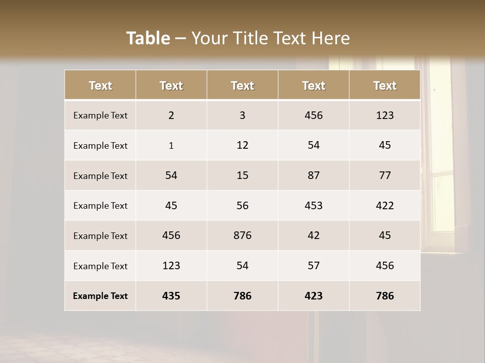 Portrait Beach Wave PowerPoint Template