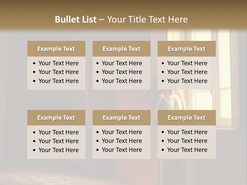 Portrait Beach Wave PowerPoint Template