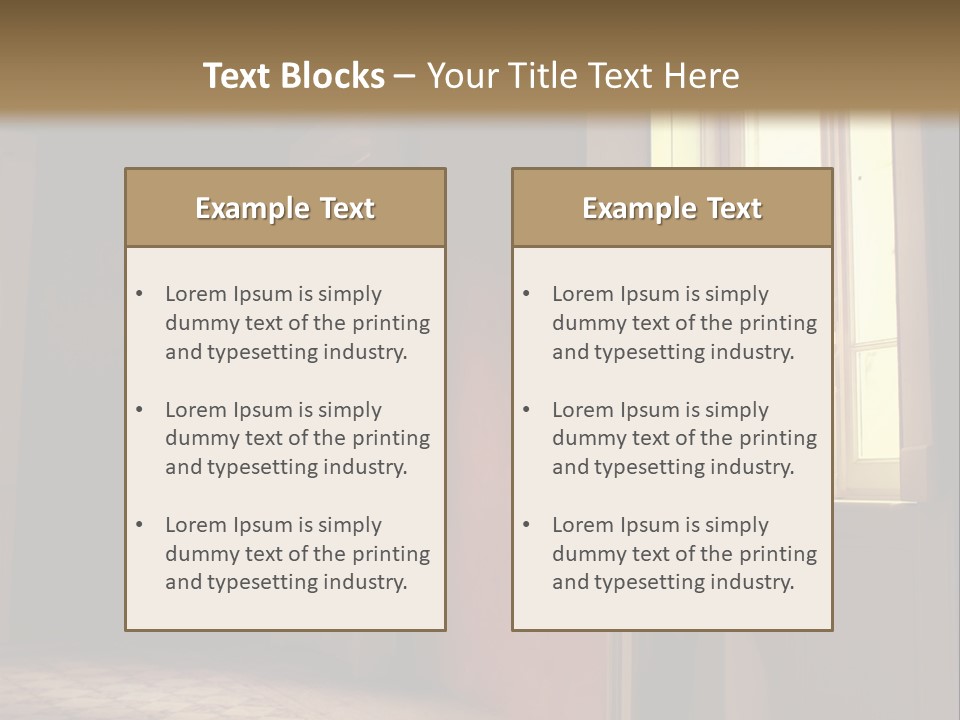 Portrait Beach Wave PowerPoint Template