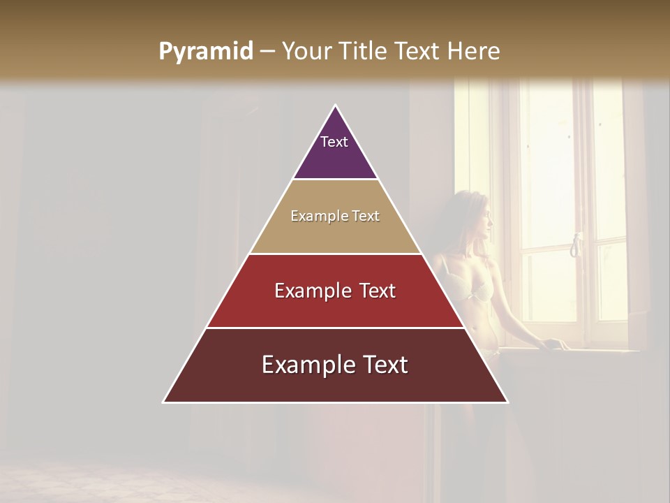 Portrait Beach Wave PowerPoint Template