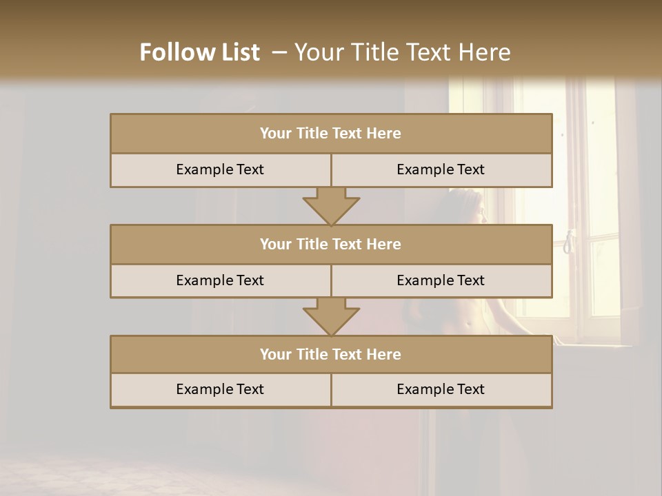 Portrait Beach Wave PowerPoint Template