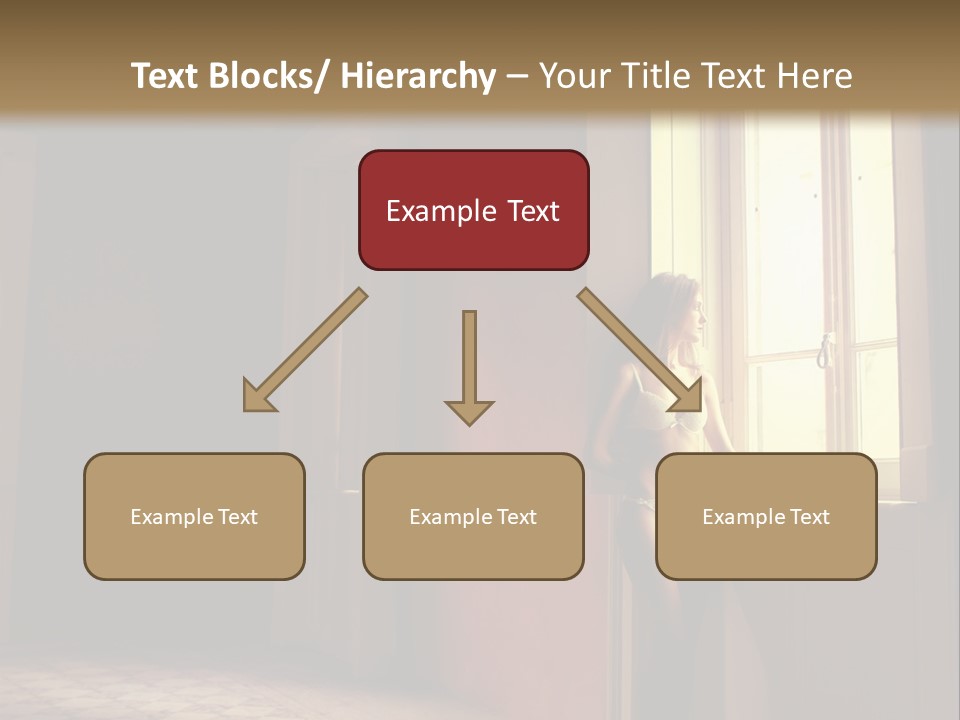 Portrait Beach Wave PowerPoint Template