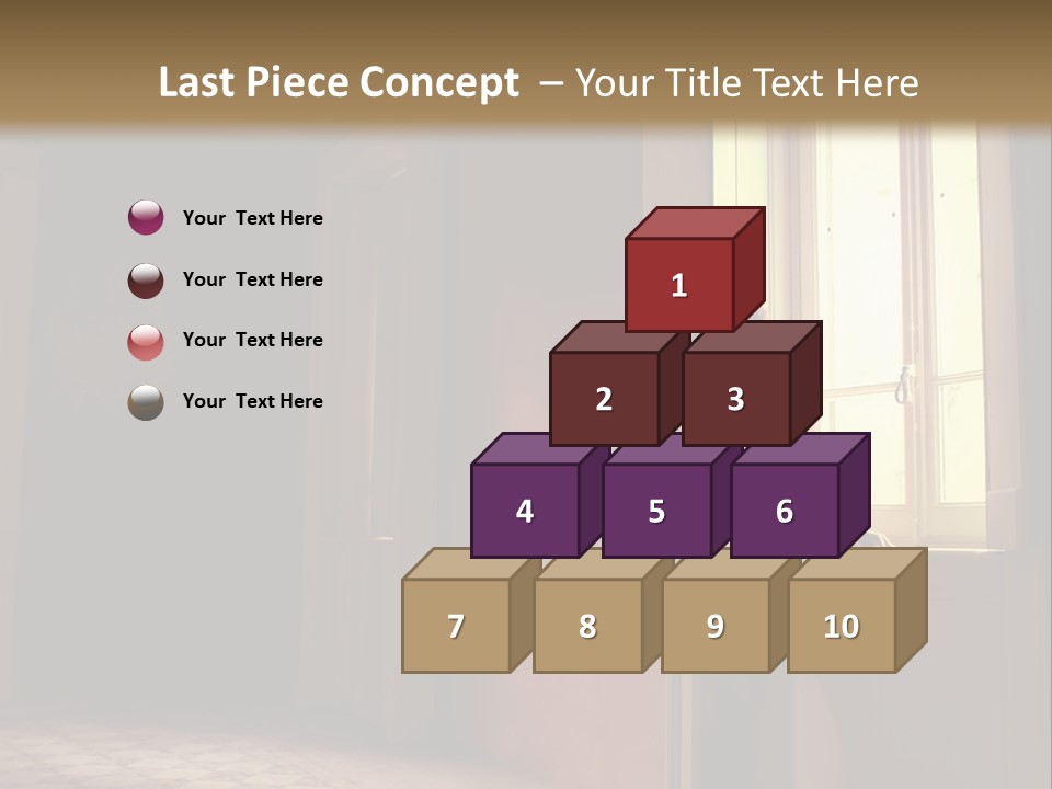 Portrait Beach Wave PowerPoint Template