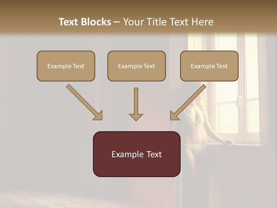 Portrait Beach Wave PowerPoint Template