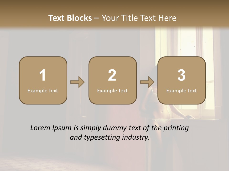 Portrait Beach Wave PowerPoint Template