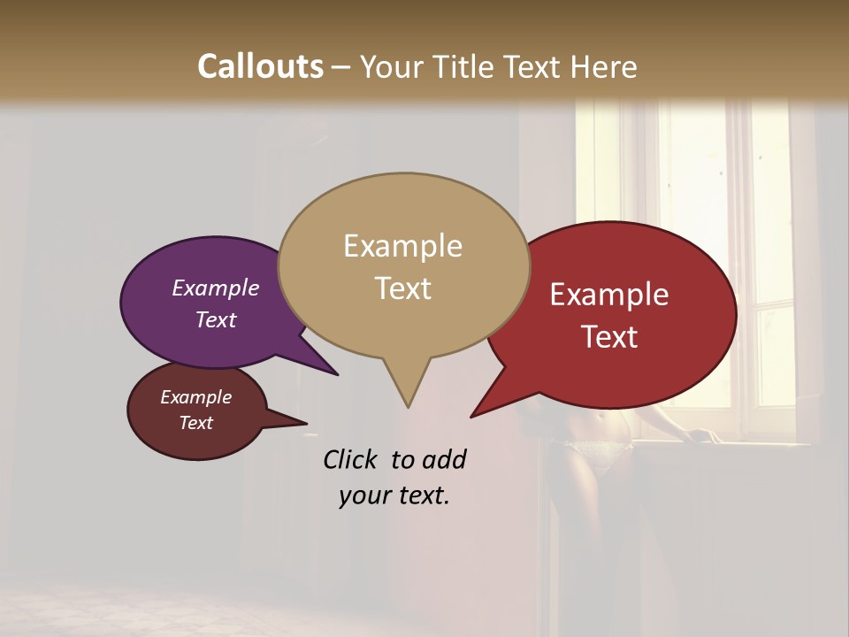 Portrait Beach Wave PowerPoint Template