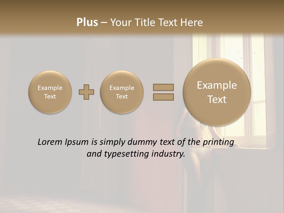Portrait Beach Wave PowerPoint Template