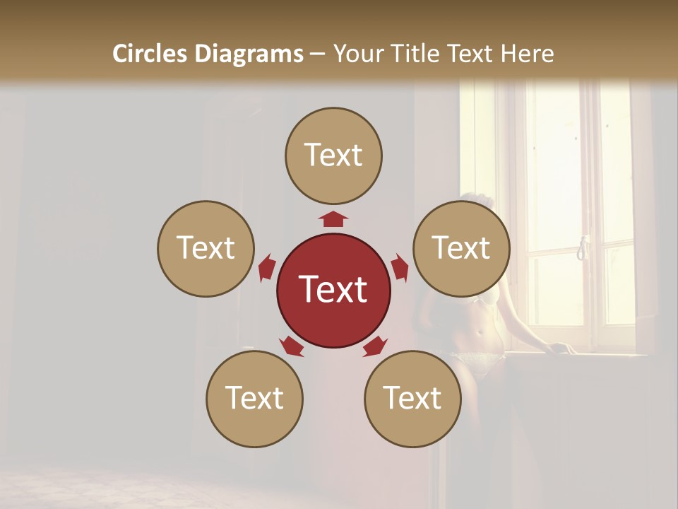 Portrait Beach Wave PowerPoint Template