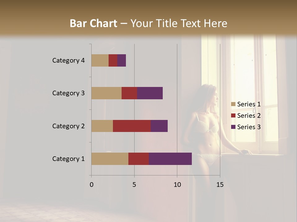 Portrait Beach Wave PowerPoint Template