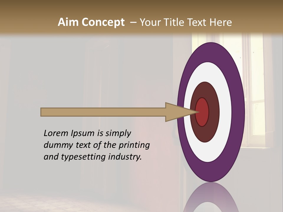 Portrait Beach Wave PowerPoint Template