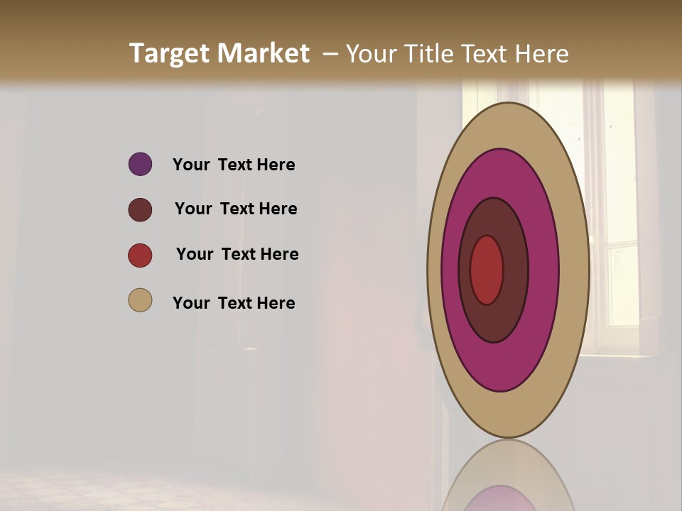 Portrait Beach Wave PowerPoint Template