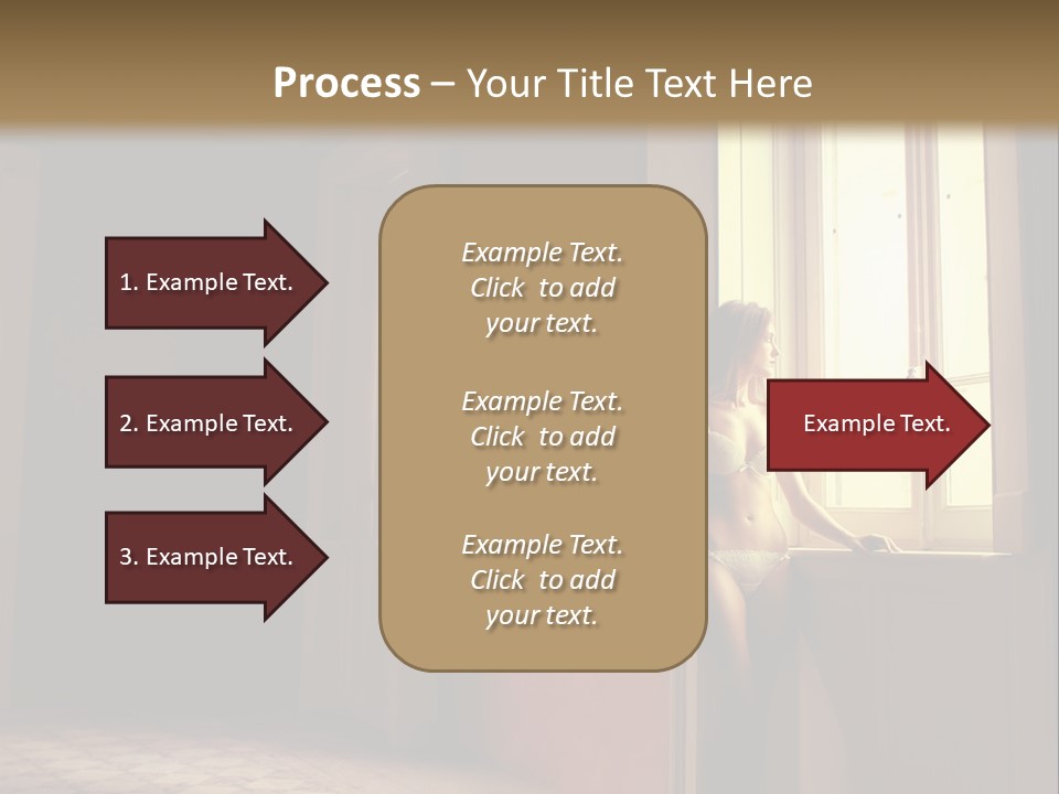 Portrait Beach Wave PowerPoint Template