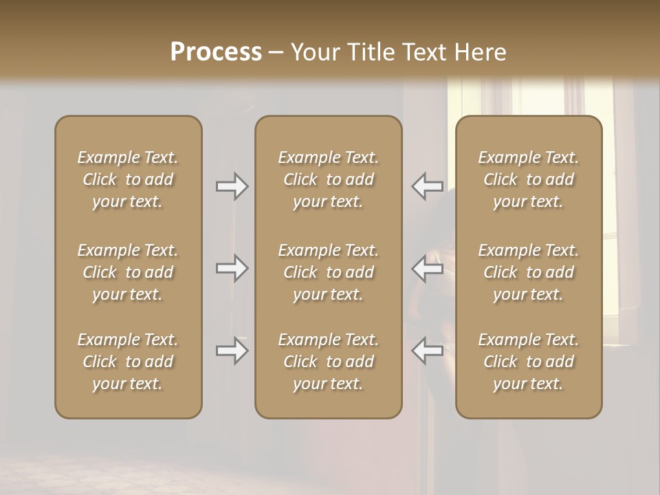 Portrait Beach Wave PowerPoint Template
