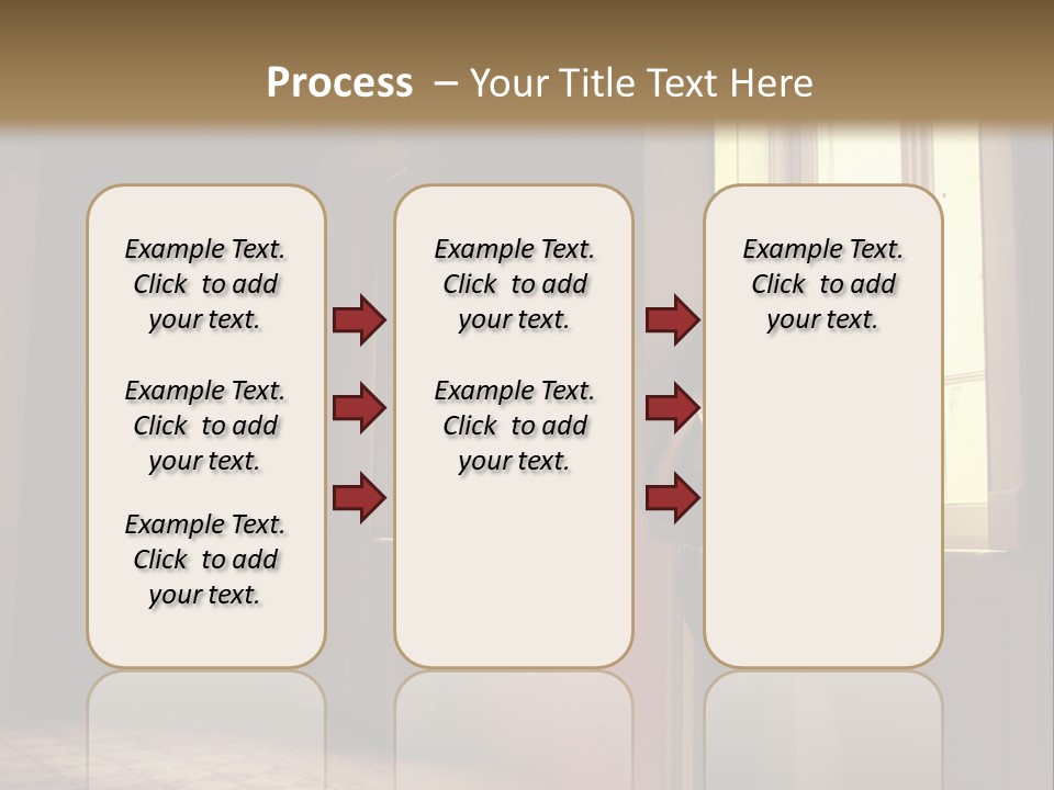 Portrait Beach Wave PowerPoint Template