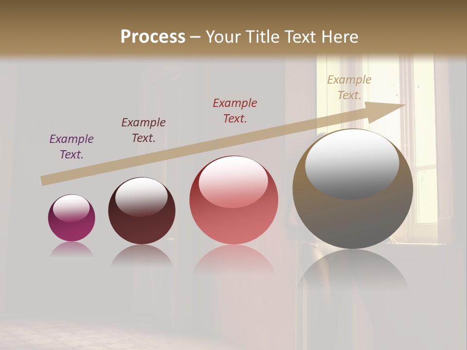 Portrait Beach Wave PowerPoint Template