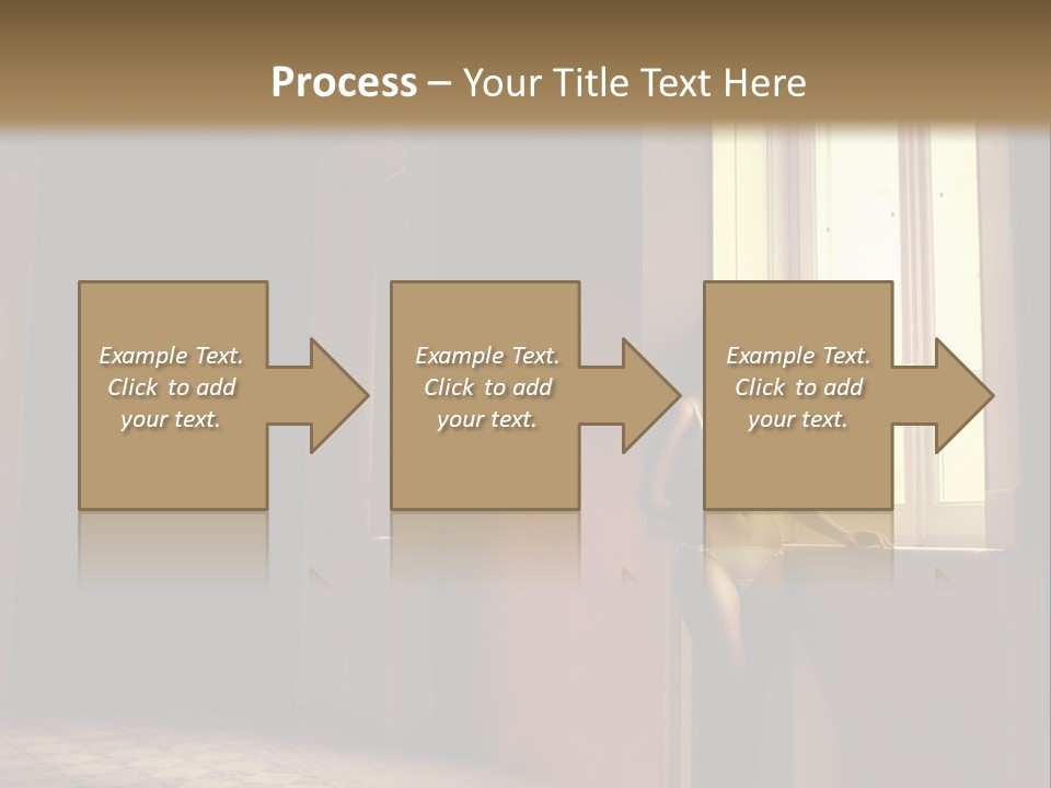 Portrait Beach Wave PowerPoint Template