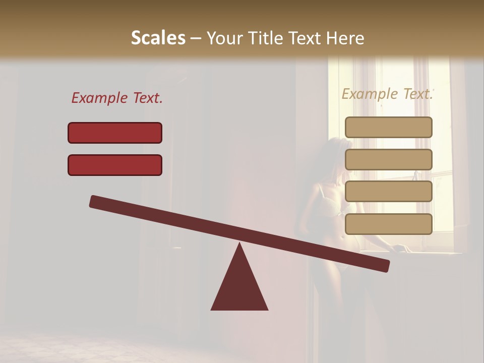 Portrait Beach Wave PowerPoint Template