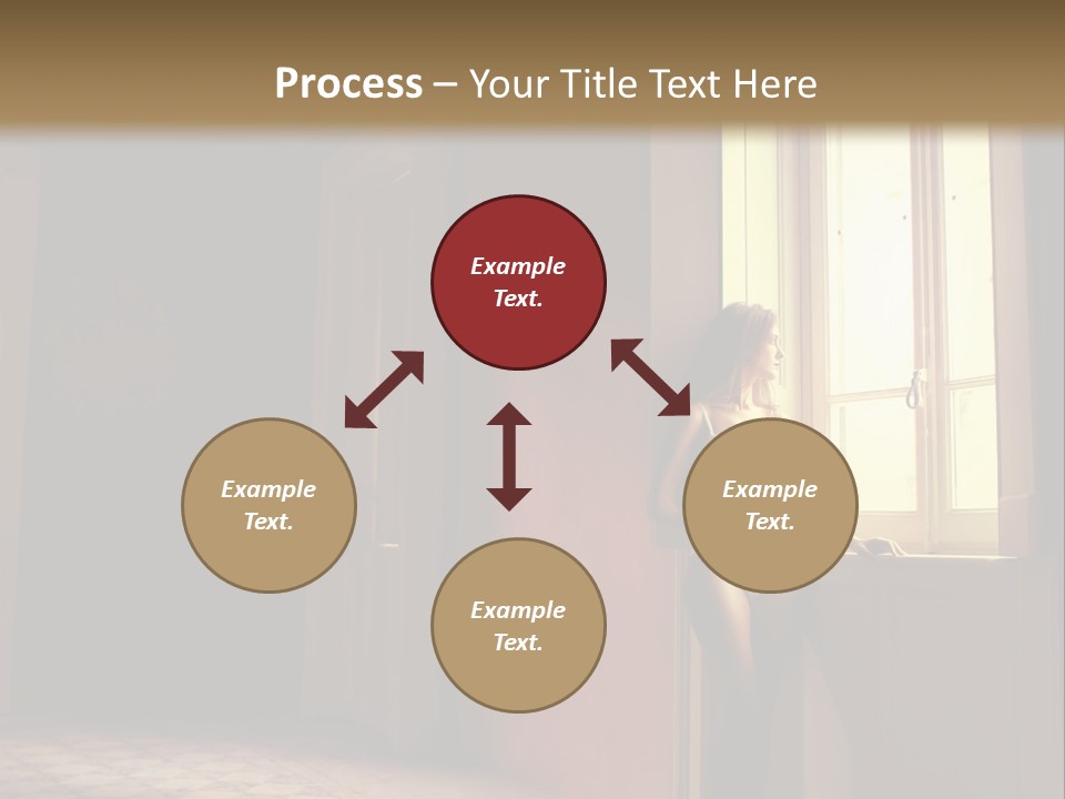 Portrait Beach Wave PowerPoint Template