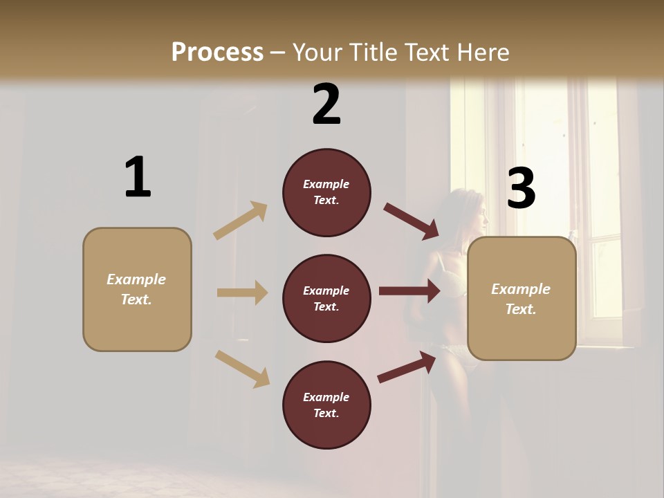 Portrait Beach Wave PowerPoint Template