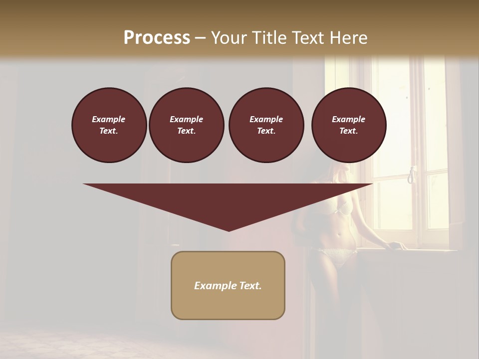 Portrait Beach Wave PowerPoint Template