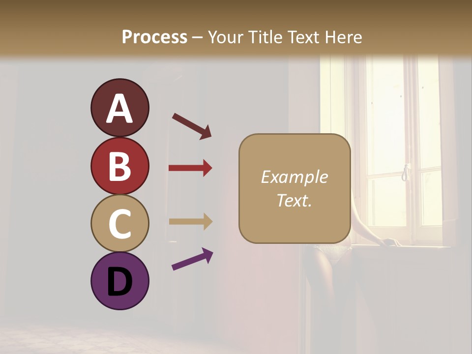 Portrait Beach Wave PowerPoint Template