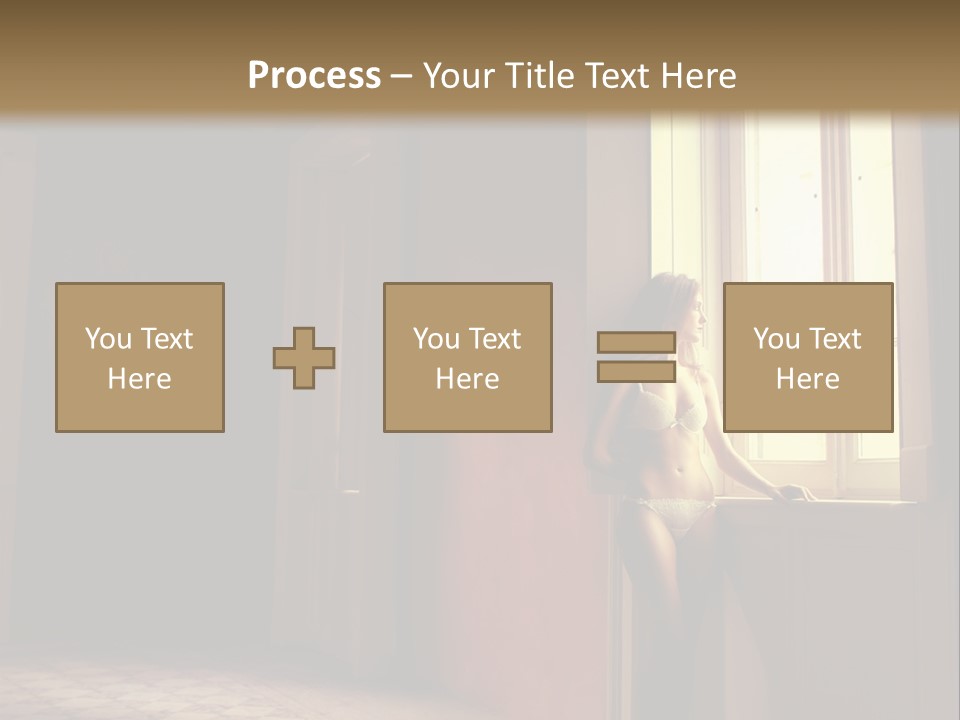Portrait Beach Wave PowerPoint Template