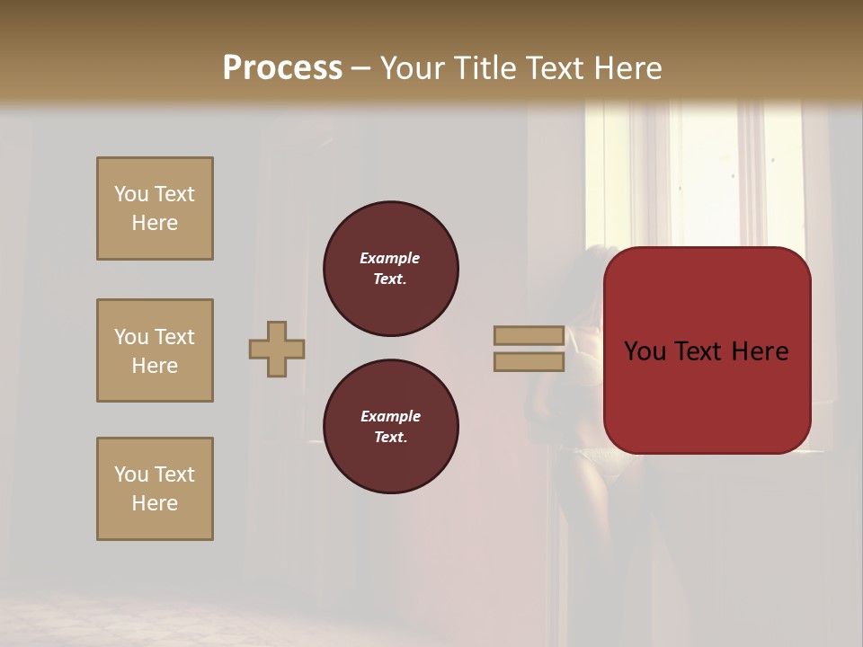 Portrait Beach Wave PowerPoint Template