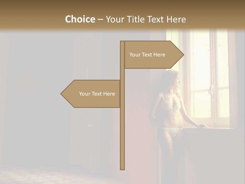 Portrait Beach Wave PowerPoint Template