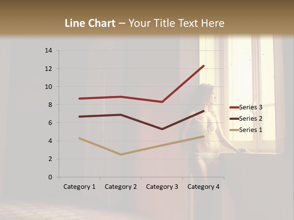 Portrait Beach Wave PowerPoint Template